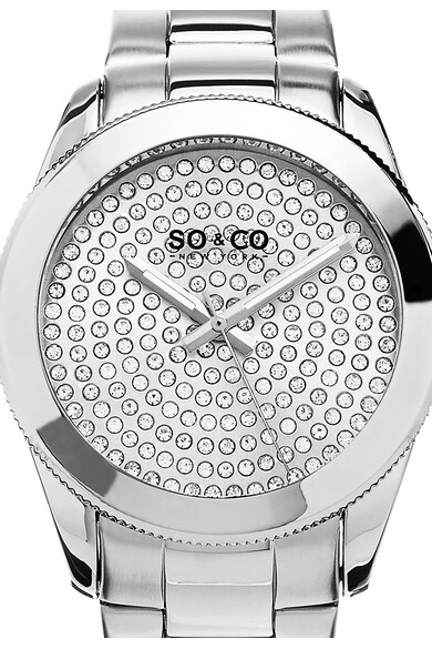 SO&CO New York Метален часовник с кристали Жени