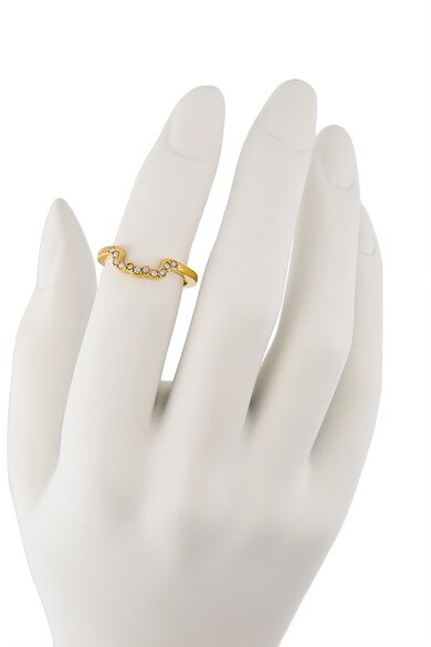 GUESS Cirkóniával díszített gyűrű szett - 2 db női