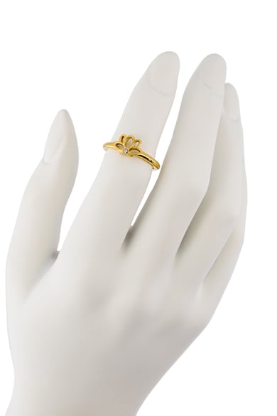 GUESS Cirkóniával díszített gyűrű szett - 2 db női