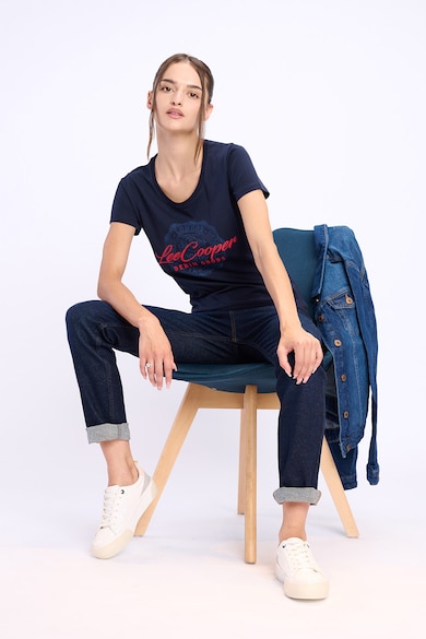 Lee Cooper Tricou din bumbac cu imprimeu logo Femei