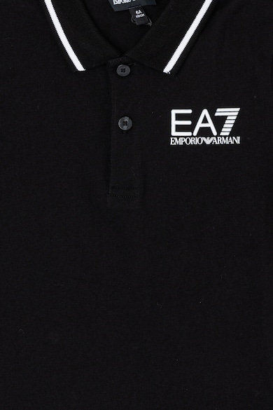 EA7 Тениска с яка и лого Момчета