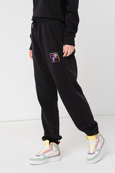 Pantaloni sport cu talie inalta si imprimeu logo Bex Fila (FAW0284 ...