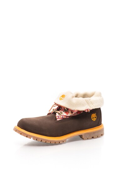 Timberland Ghete maro cu siret si insertie multicolora Femei