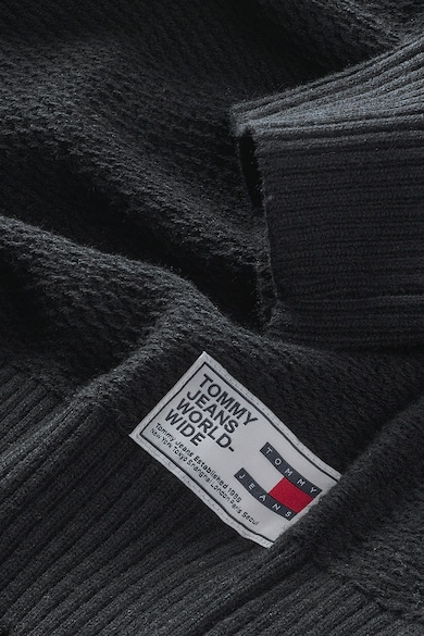 Tommy Jeans Kerek nyakú texturált pulóver férfi