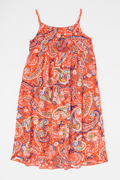 United Colors of Benetton Underwear Rochie din modal cu croiala in A si imprimeu paisley Fete