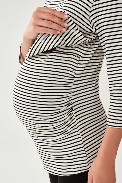 DAGI Домашна раирана блуза за бременни Жени