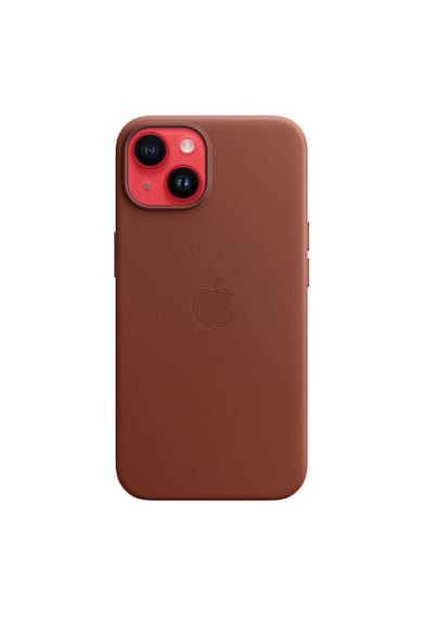 Apple Husa de protectie  Leather Case with MagSafe pentru iPhone 14, Umber Femei