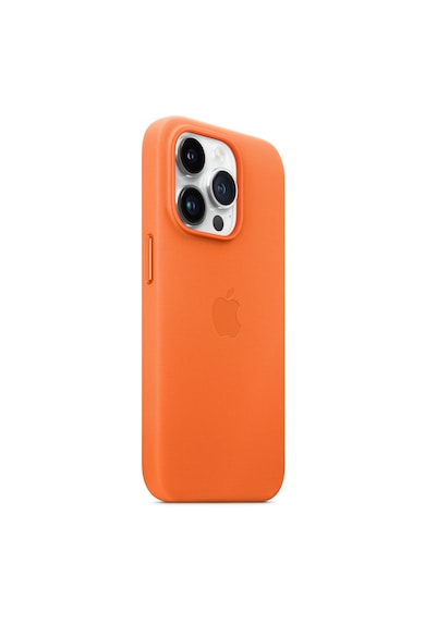 Apple Husa de protectie  Leather Case with MagSafe pentru iPhone 14 Pro, Orange Femei