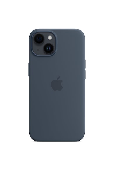 Apple Husa de protectie  Silicone Case with MagSafe pentru iPhone 14, Storm Blue Femei