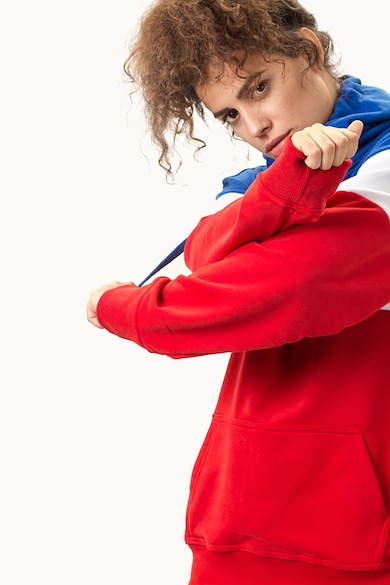 PORC Elements uniszex kapucnis pulóver logóval női