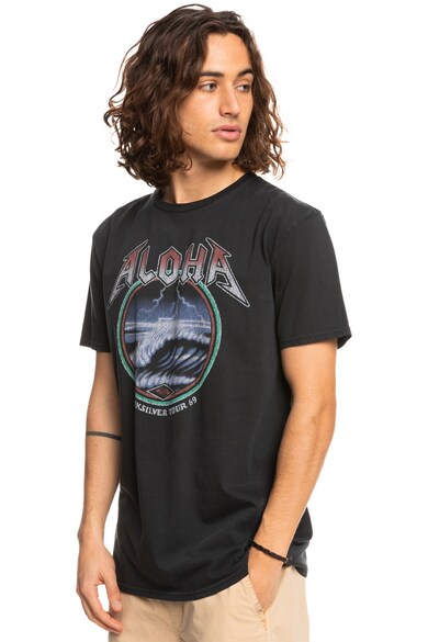 QUIKSILVER Tricou de bumbac organic Rock Waves Barbati