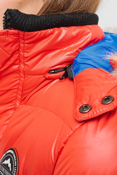 Geo Norway Bugs puffos télikabát levehető kapucnival női