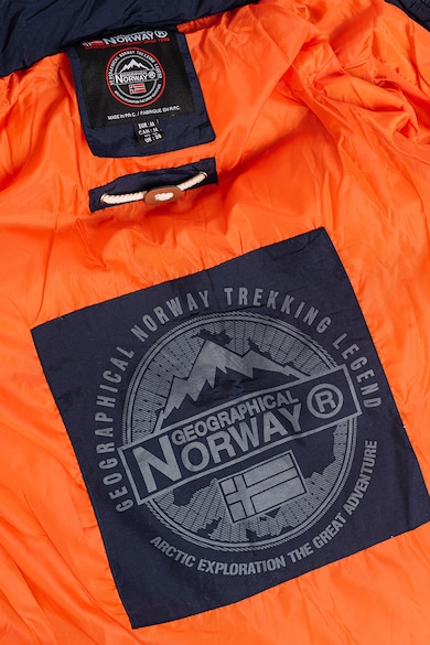 Geographical Norway Verveine steppelt télikabát levehető kapucnival férfi