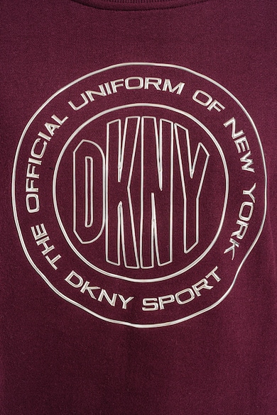 DKNY Bluza sport crop cu maneci cazute pentru fitness Femei