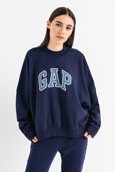 GAP Bluza sport cu logo si maneci cazute Femei