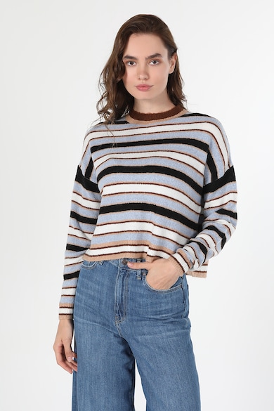 COLIN'S Раиран пуловер с овално деколте Жени