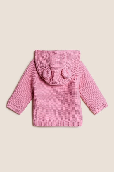 Marks & Spencer Плетена жилетка с качулка Момичета
