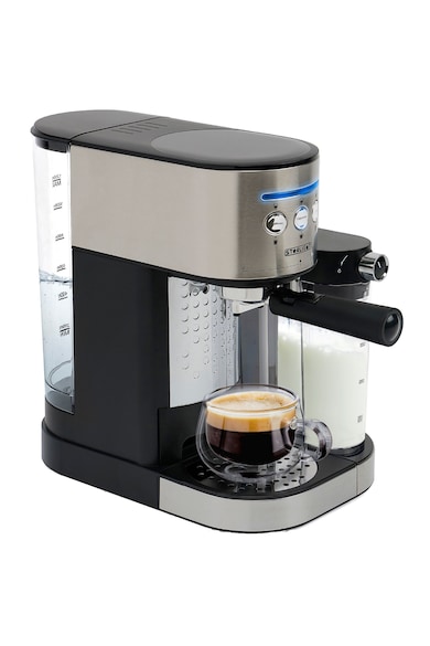 Star-Light Espressor manual  , 1470W, 15 Bar, 1.7 l, dispozitiv spumare, recipient detasabil lapte 0.5 l, inox Femei