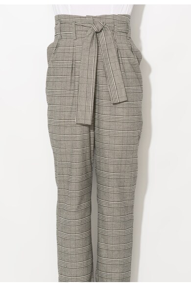 Zee Lane Collection Панталон в сиво и черно с висока талия Жени