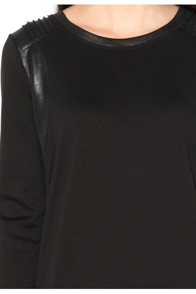 Vero Moda Rochie neagra cu insertii din piele sintetica Cool Femei