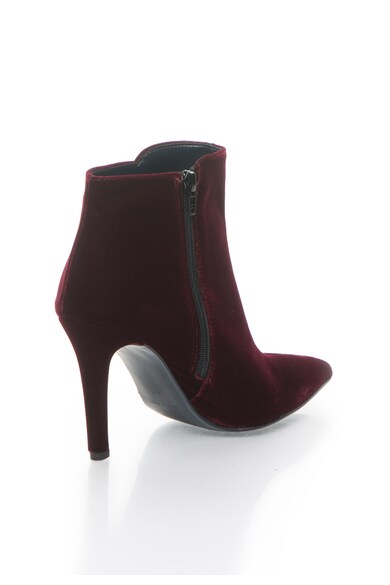 Zee Lane Botine rosu Bordeaux catifelate Femei