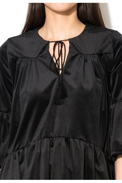 Zee Lane Collection Черна кадифена рокля с разкроени ръкави Жени