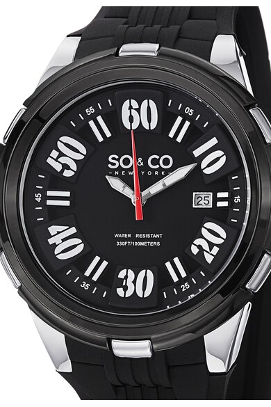 SO&CO New York Черен часовник SoHo Мъже