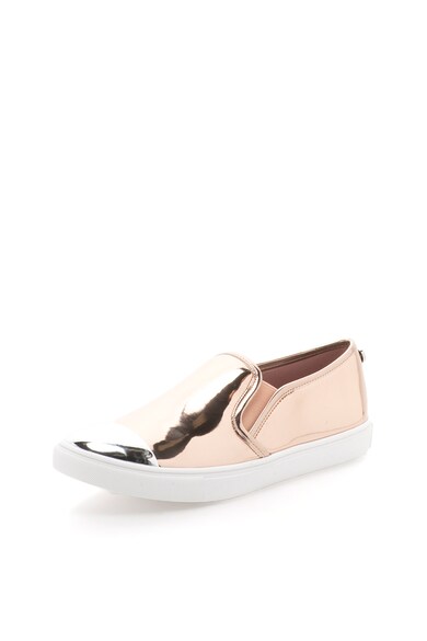 Steve Madden Pantofi slip-on auriu rose cu varf argintiu Eleete Femei