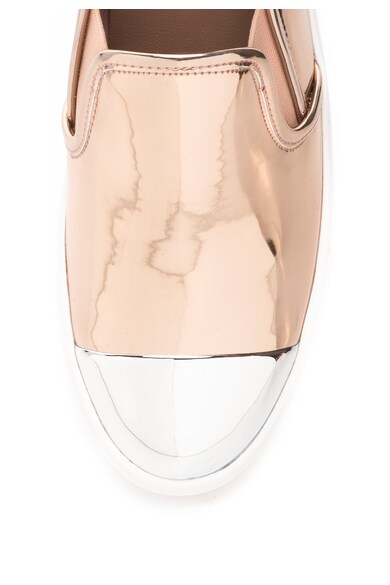 Steve Madden Pantofi slip-on auriu rose cu varf argintiu Eleete Femei