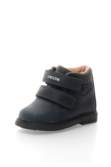 Geox Ghete bleumarin de piele nabuc Glimmer Fete