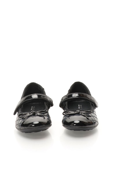 Geox Pantofi Mary Jane negri cu aspect matlasat Pile’d Fete