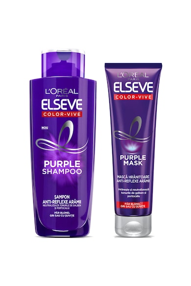 L'Oreal Paris Комплект  Elseve Color Vive Purple, За боядисана коса Жени