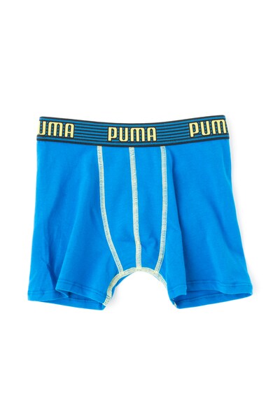 Puma Set de boxeri gri melange cu albastru royal - 2 perechi Fete