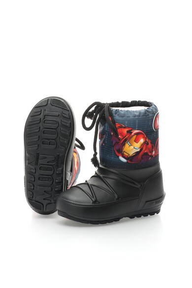 Moon Boot Cizme multicolore cu imprimeu Avengers Fete