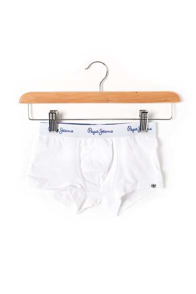 Pepe Jeans London Gyermek Luca Fehér & Melange Szürke Boxer Szett - 2 db Fiú