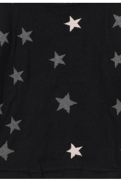 Pepe Jeans London Pulover negru cu model cu stele Pia Fete