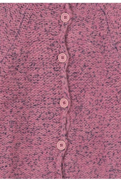 United Colors of Benetton Cardigan roz cu detalii bleumarin Fete