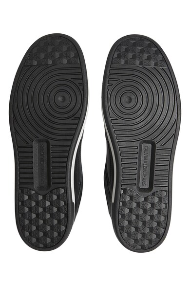 CALVIN KLEIN JEANS Pantofi sport low-top din piele cu detalii cu logo contrastant Barbati