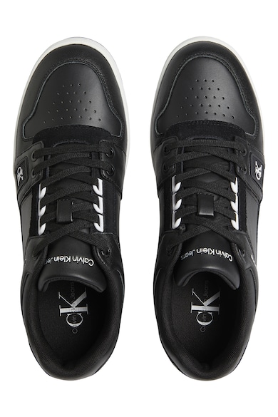 CALVIN KLEIN JEANS Pantofi sport low-top din piele cu detalii cu logo contrastant Barbati