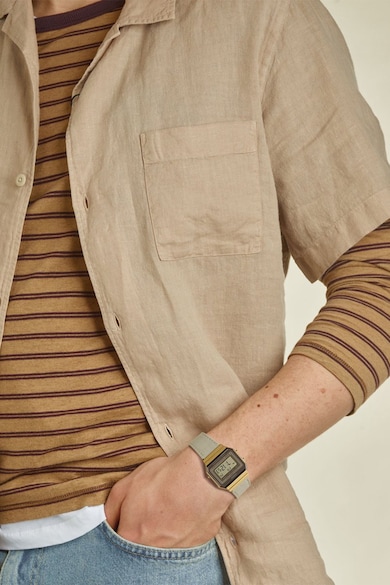 Casio Digitális karóra textilszíjjal férfi