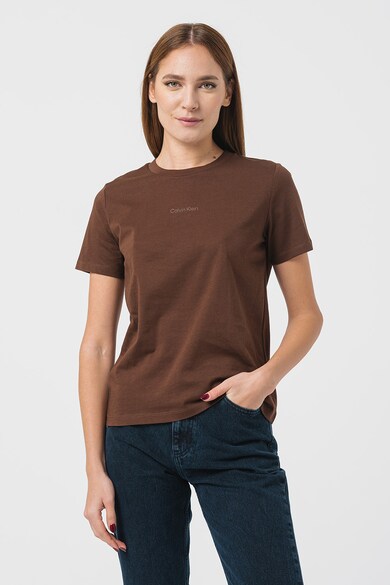 CALVIN KLEIN Tricou regular fit din amestec de bumbac organic Femei