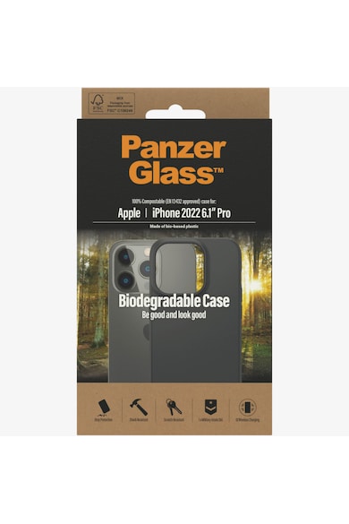 PanzerGlass Husa de protectie  biodegradabila pentru Apple iPhone 14 Pro Femei
