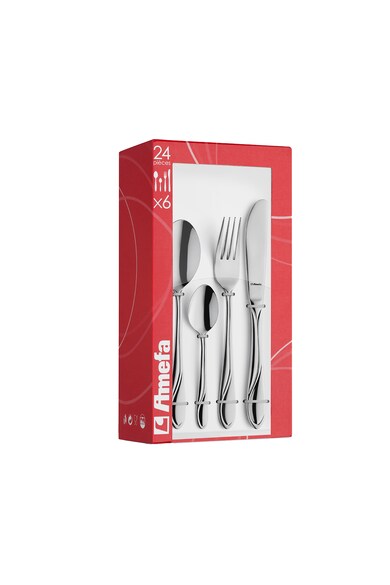 Amefa Set tacamuri  Whisper, inox, 24 piese Barbati