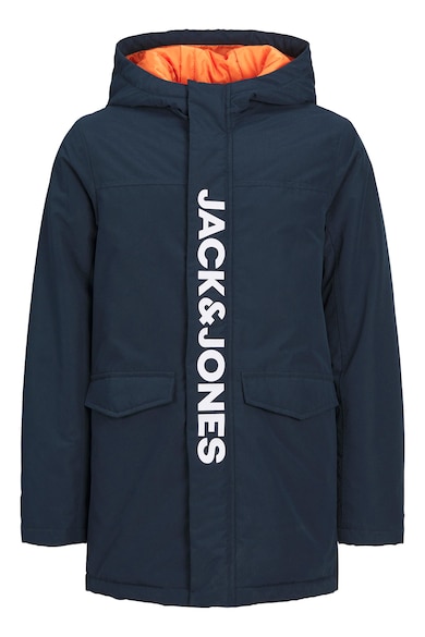 Jack & Jones Logós télikabát kapucnival Fiú