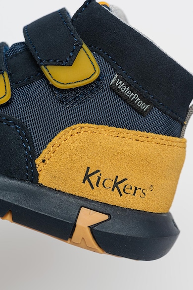 Kickers kids Junibo sneaker nyersbőr részletekkel Fiú