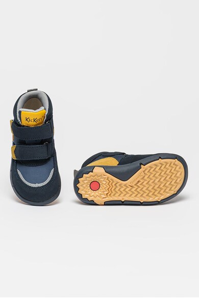 Kickers kids Junibo sneaker nyersbőr részletekkel Fiú