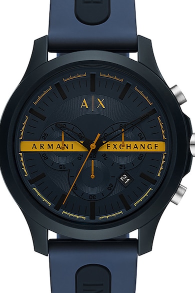 ARMANI EXCHANGE Часовник със силиконова каишка и хронограф Мъже
