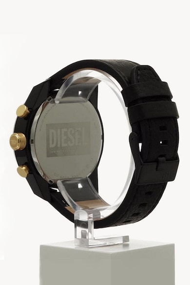 Diesel Часовник с кожена каишка и хронограф Мъже