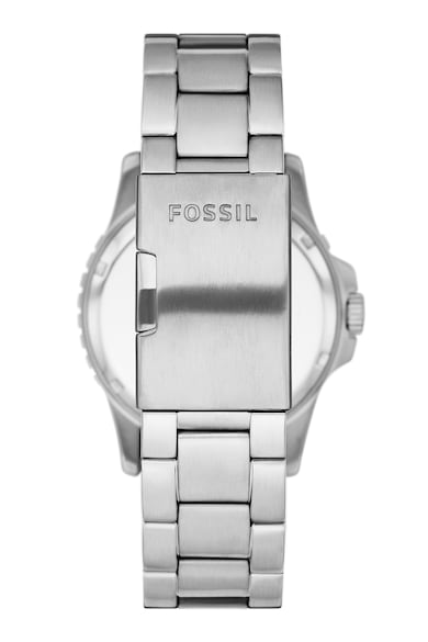 Fossil Часовник от неръждаема стомана с лого на циферблата Мъже