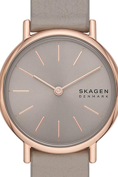 Skagen Ceas quartz cu o curea de piele ecologica Femei